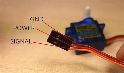 Sg90 Servo Connections - Tabitomo