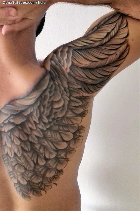 Tattoo of Wings, Back, Shoulder