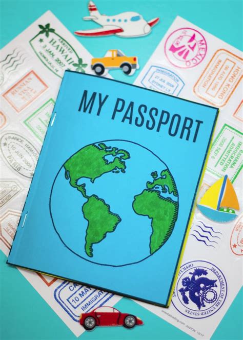 DIY Mini Passport Book + Free Printable - Make and Takes | Passports ...