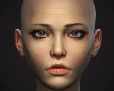 ArtStation Uvs, Topology, Low Poly, Character Design, Nose Ring, Animation, Friendly, Female ...