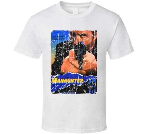 Manhunter Movie Poster Retro Aged Look T Shirt