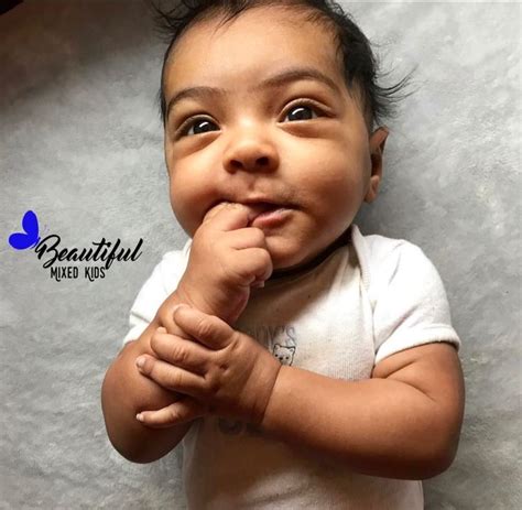 Ezra - 3 Months • Italian & African American ♥️ FOLLOW @BEAUTIFULMIXEDKIDS http://instagram.com ...