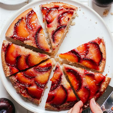 Plum Upside Down Cake (Vegan + GF) - Minimalist Baker Recipes