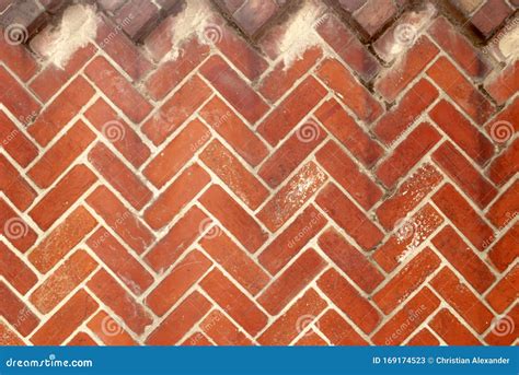 Diagonal Herringbone Brick Pattern Stock Photography | CartoonDealer ...