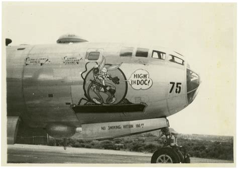 B-29 superfortress nose art on Tinian in late 1945 | The Digital Collections of the National ...