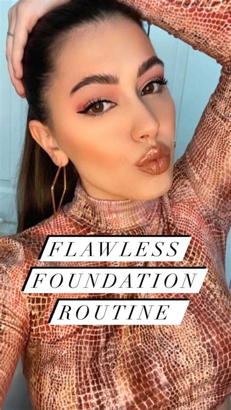 Saweetie • Back to the Streets (feat. Jhené Aiko) | Flawless foundation routine, Foundation ...