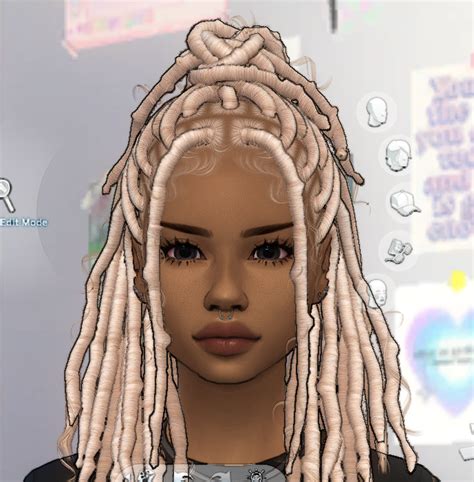 Sims 4 Mods Clothes, Sims 4 Clothing, Blonde Dreads, Blonde Hair, The Sims, Sims Cc, Sims 4 Cc ...