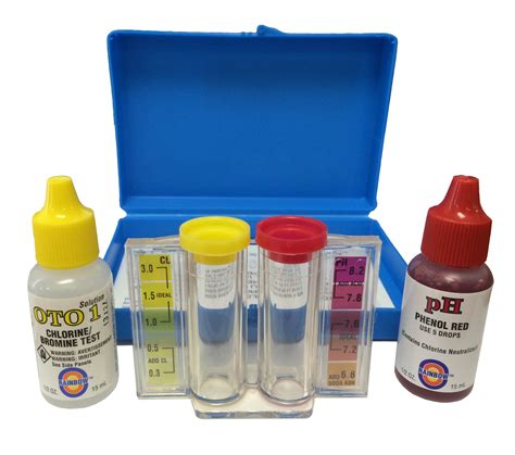 Pentair R151076 Rainbow pH & Chlorine 2 in 1 Swimming Pool Spa Liquid Test Kit - Walmart.com ...