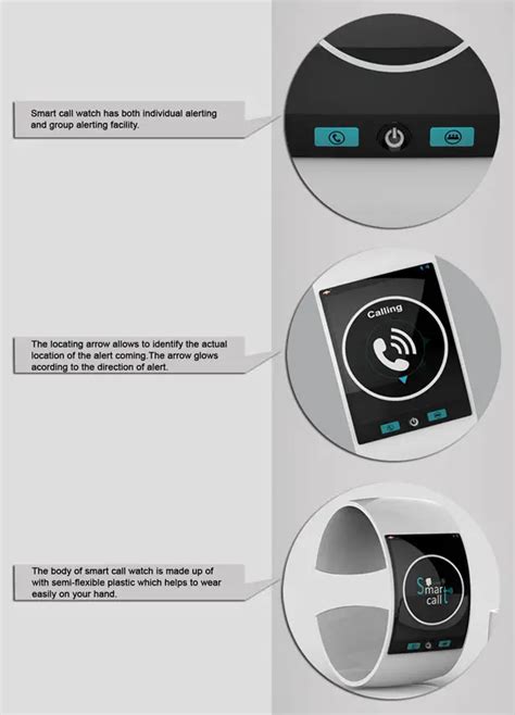 Smartcall : A Smart Watch for Hearing Impaired People - Tuvie Design