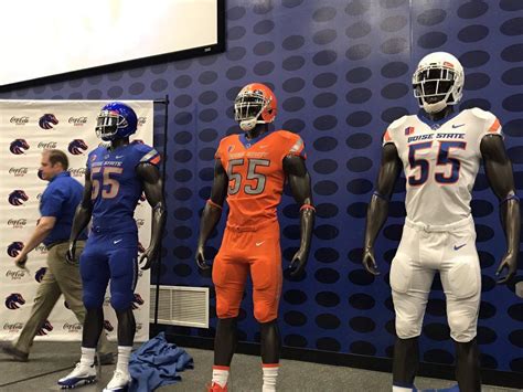 Boise State releases new football uniforms