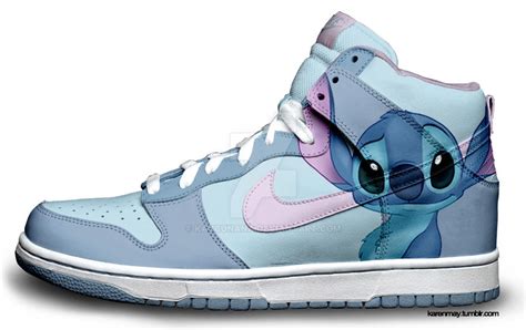 Custom Nike Dunks: Stitch by kaycunana on DeviantArt