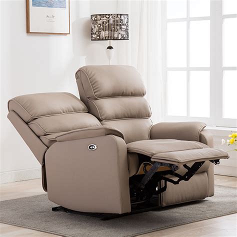 Vauxhall Plush Electric Riser 2 Seater Sofa In Pebble | Furniture in Fashion