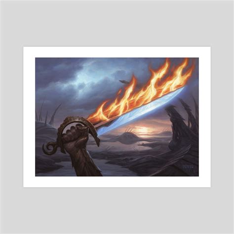 Sword of Fire and Ice, an art print by Chris Rahn - INPRNT