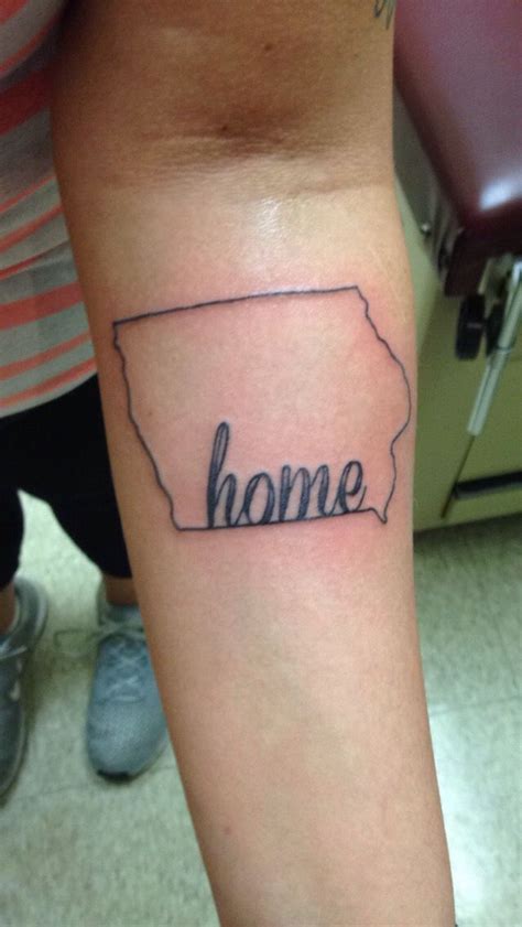 #tattoo #home #iowa #outline | Tattoos, Iowa tattoo, Tattoos and piercings