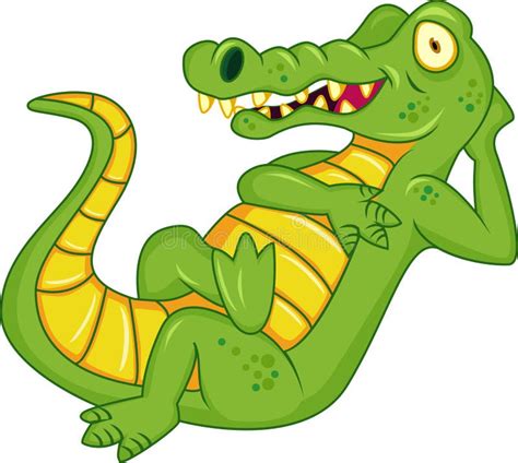 Crocodile cartoon stock vector. Illustration of design - 22089366