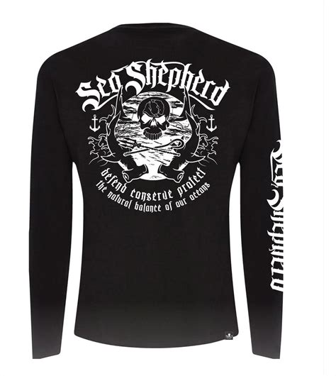 Stand Fast Collection Hammerhead Harmony Long Sleeve unisex tee Visit the Sea Shepherd e-Store ...