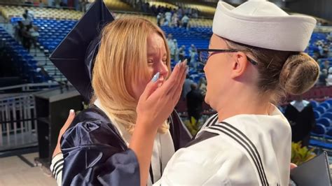 Newsome student surprised at graduation by her Navy sister | kiiitv.com