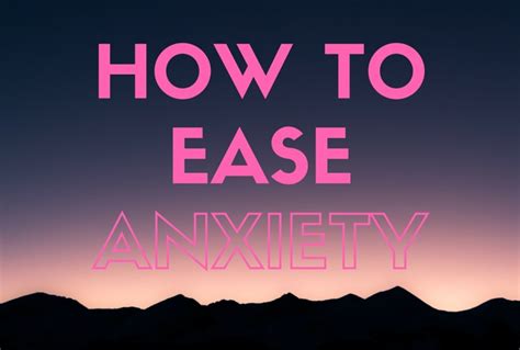 How To Ease Anxiety - The Fat and Skinny on Fashion