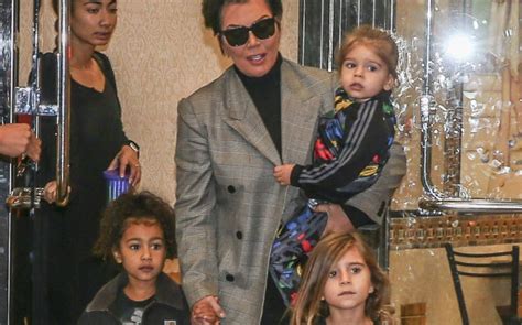 Kris Jenner Takes Her Grandchildren On A Trip To The Movies