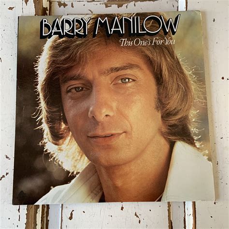 Vintage 1978 Barry Manilow Vinyl Album This ones for You | Etsy in 2021 | Barry manilow songs ...