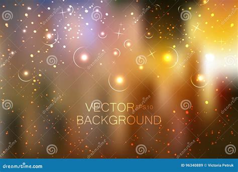 Abstract Bright Glitter Background with Little Stars Stock Illustration ...