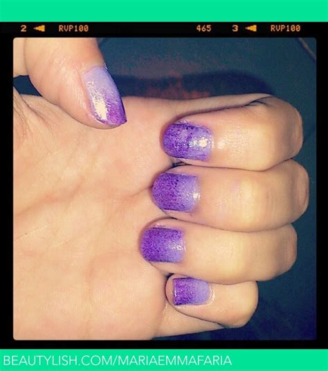 Purple Gradient Nails | Maria Emma F.'s (mariaemmafaria) Photo | Beautylish