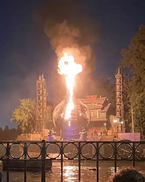 WATCH: Disneyland Visitors Flee After Show Catches Fire