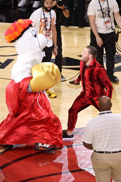 Conor McGregor speaks out after sending Heat mascot to hospital