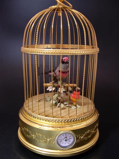 Antique Singing Bird Cage | Antique music box, Bird cage, Music box vintage