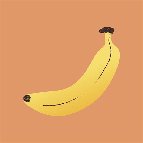 Cute banana sticker, printable fruit | Premium PSD - rawpixel