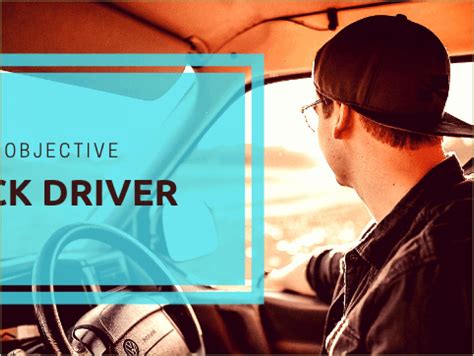 Resume Objective Examples For A Truck Driver - Resume : Restiumani ...