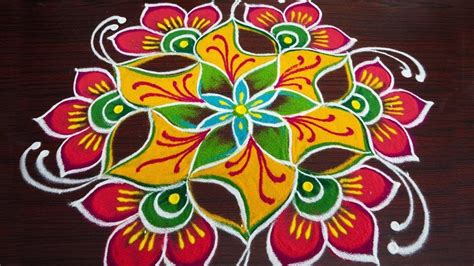 12 Beautiful Rangoli Designs For This Diwali | Rangoli designs, Simple rangoli border designs ...