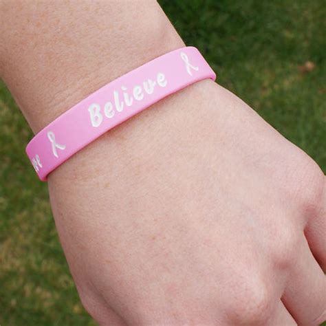 Breast Cancer Awareness Bracelet | Celebrate Life Pink Bracelet from GiftsForYouNow.com