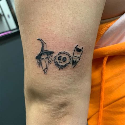 UPDATED: 40 Nightmare Before Christmas Tattoos | Christmas tattoo ...