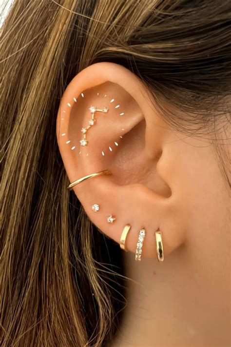 Ear Piercings: A Guide To Every Different Type Of Piercing ELLE ...