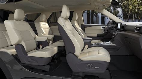 2020 Ford Explorer Interior Trim Material and Color Options