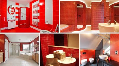 25 of the Best Red Paint Color Options for Bathrooms