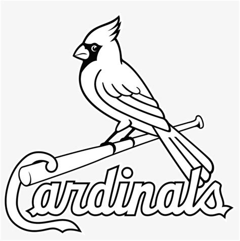 Download High Quality st louis cardinals logo black Transparent PNG ...