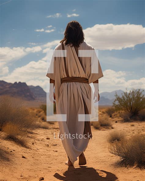 Jesus fasting in the wilderness — Photo — Lightstock