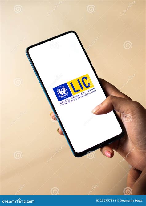 Assam, India - December 20, 2020 : LIC Logo on Phone Screen Stock Image ...