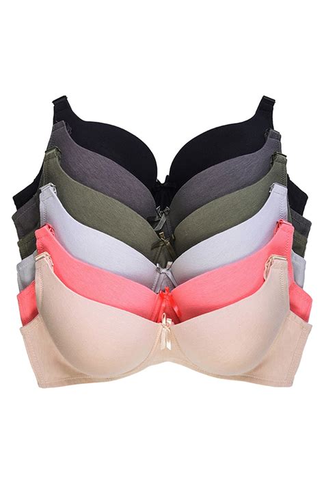 Intimate Sets | 6-Pack Full Coverage Bra - DD Cup Style BR4207PDD Size ...