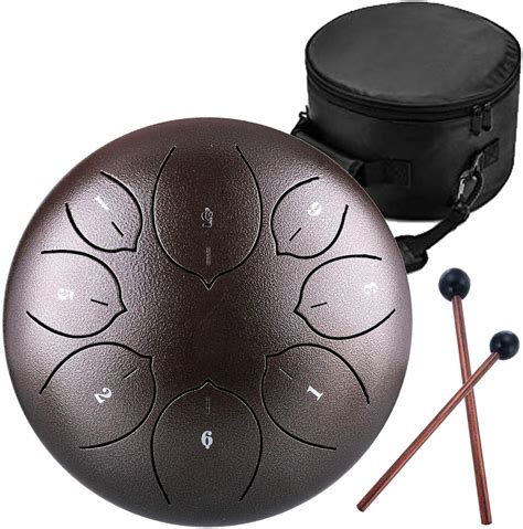Amazon.com: Steel Tongue Drum - 8 Notes 8 inches - Percussion ...