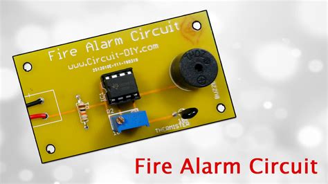 How to Make a Simple Fire Alarm Circuit using LM358 IC - Electronics Projects