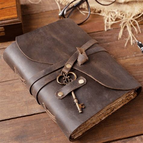 Vintage Leather Journal Lined Journal Handmade Antique - Etsy