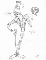 Disney Dr Facilier Coloring Pages Sketch Page sketch template