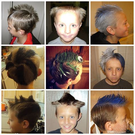 Sweet Sugar Blossoms: Crazy, Wacky Hair Day Idea for Boys