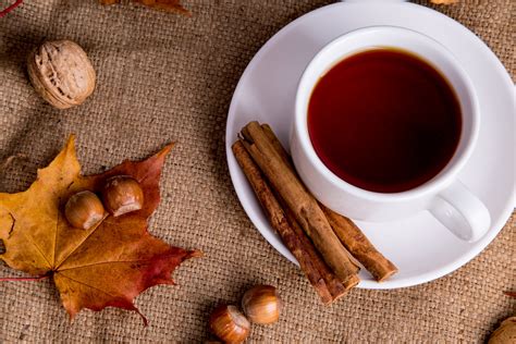 Tea And Autumn Decorations Free Stock Photo - Public Domain Pictures