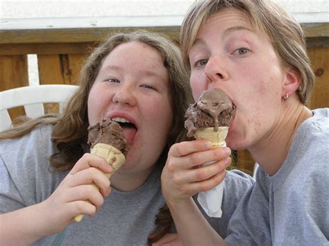 Eating chocolate ice cream | Eating chocolate ice cream cone… | Flickr