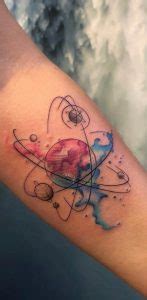 85 Atom Tattoos to Showcase Your Love for Science - Tattoo Me Now