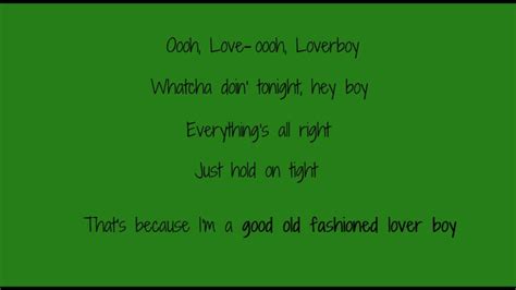 Good Old Fashioned Lover Boy lyrics by Queen - YouTube